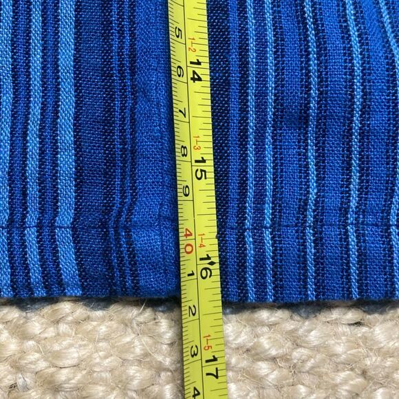 Indigo Rein, Linen Blend Striped Mini Skirt, Belted Tie, Juniors X-Large Beachy - Picture 7 of 10